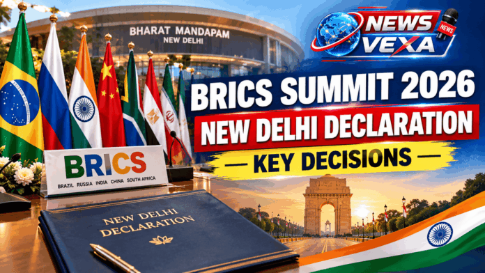 BRICS Summit 2026 New Delhi Declaration and key decisions