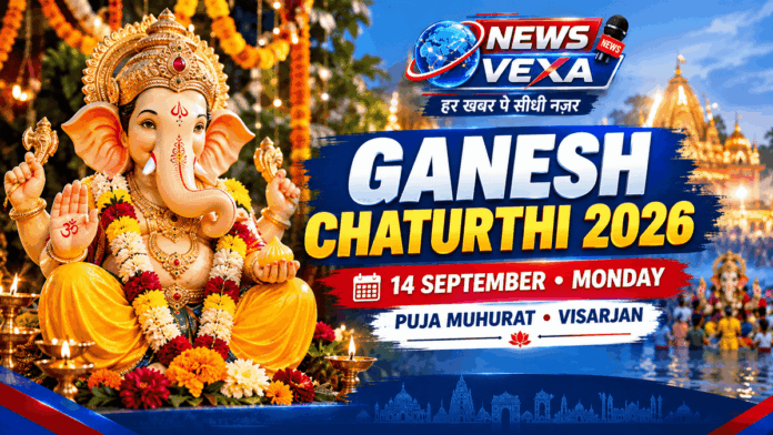 Ganesh Chaturthi 2026 पर भगवान गणेश की पूजा और उत्सव